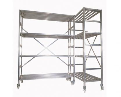 Mobile Storage Racking Set | Catering Equipment | Trolleys | Stainless ...