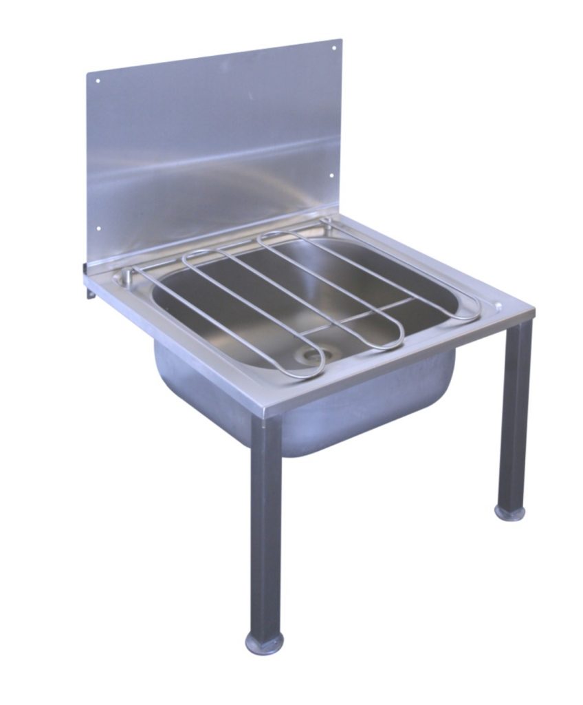 Mop Sink Catering Equipment Trolleys Stainless Steel Fabrication