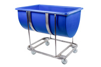 RM180FSS - Stainless Steel Trough Frame With Coloured Plastic Trough