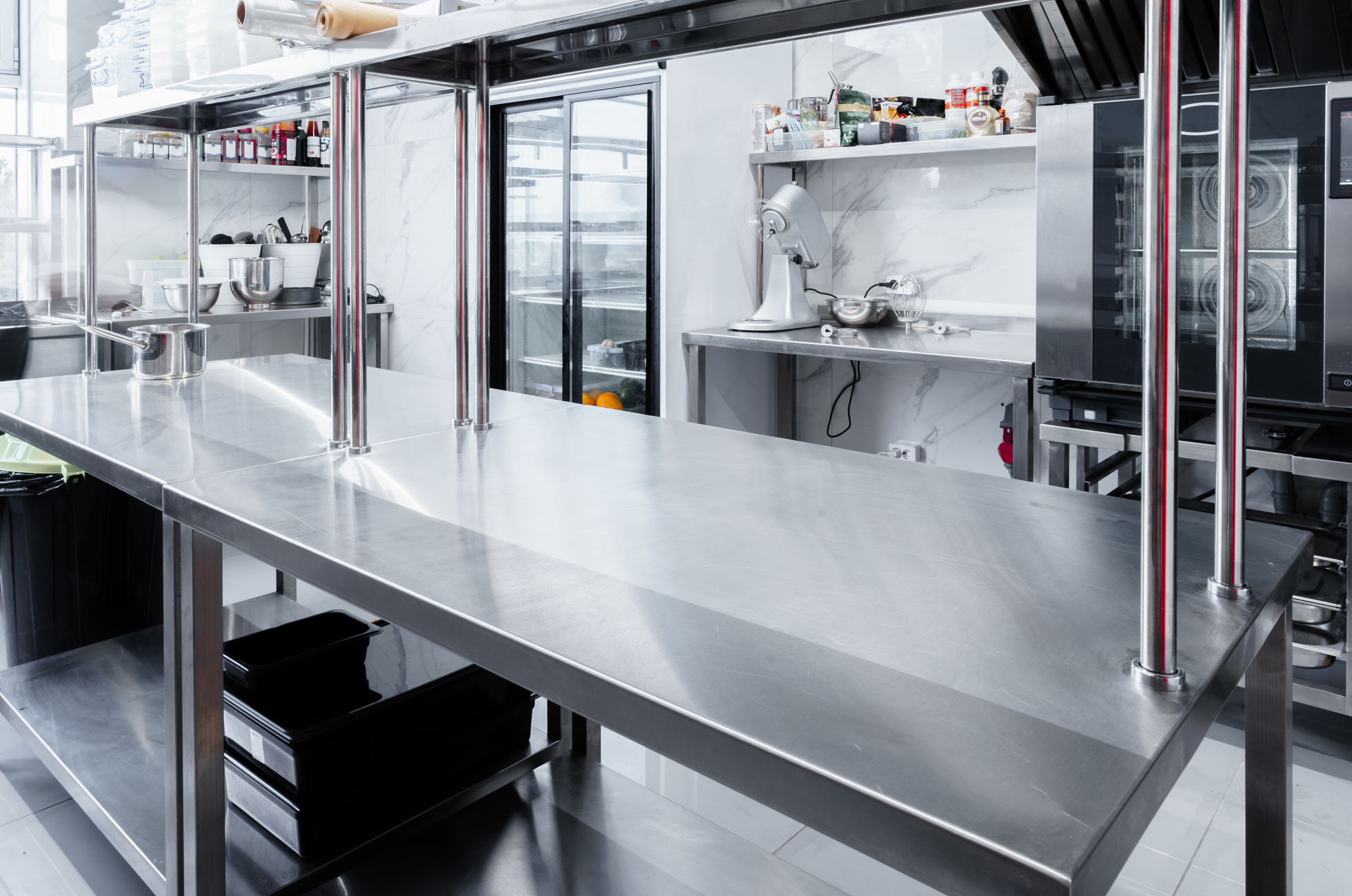 professional stainless steel kitchens